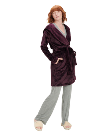 UGG UA5358W Port Fleece Miranda Wrap Robe MYSELFLINGERIE.COM